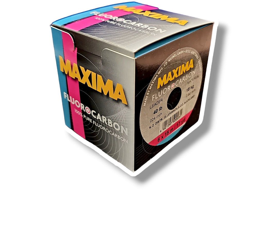 Maxima Fluorocarbon 25m Spools (Box of 6)