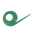 Hayabusa - Free Slide Necktie Spiral Curly Short