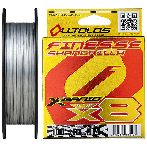 XBRAID - OLLTLOS PE WX8 - Finesse Shangrilla – Monster